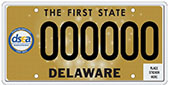 Delaware State Education Association Centennial License Plate