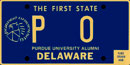 Purdue University tag
